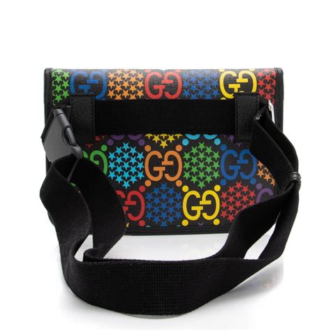 paperbag gucci|Gucci psychedelic belt bag.